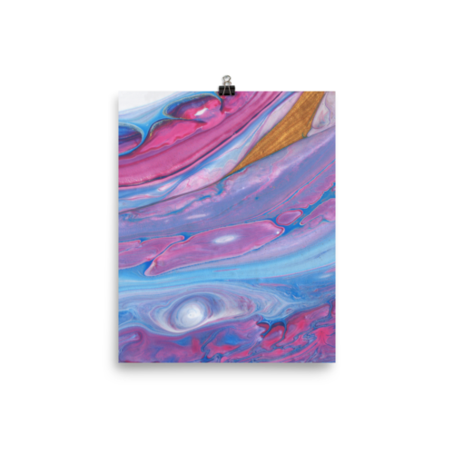 Galactic Pour Print